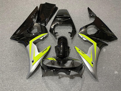 YAMAHA YZF R6 03-04 Fairing Kit - Black & Fluoro Yellow