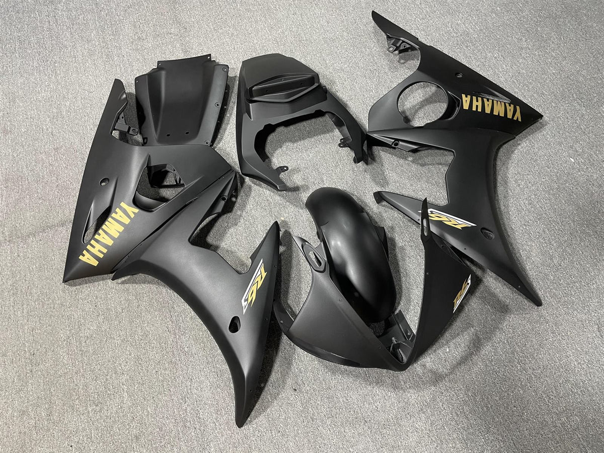 YAMAHA YZF R6 03-04 Fairing Kit - Matte Grey & Black
