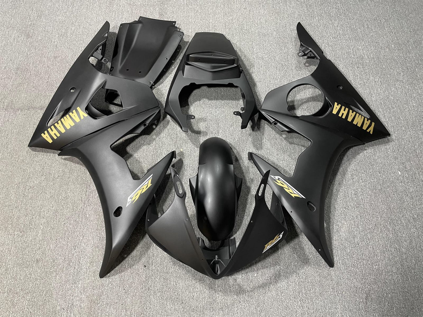 YAMAHA YZF R6 03-04 Fairing Kit - Matte Grey & Black