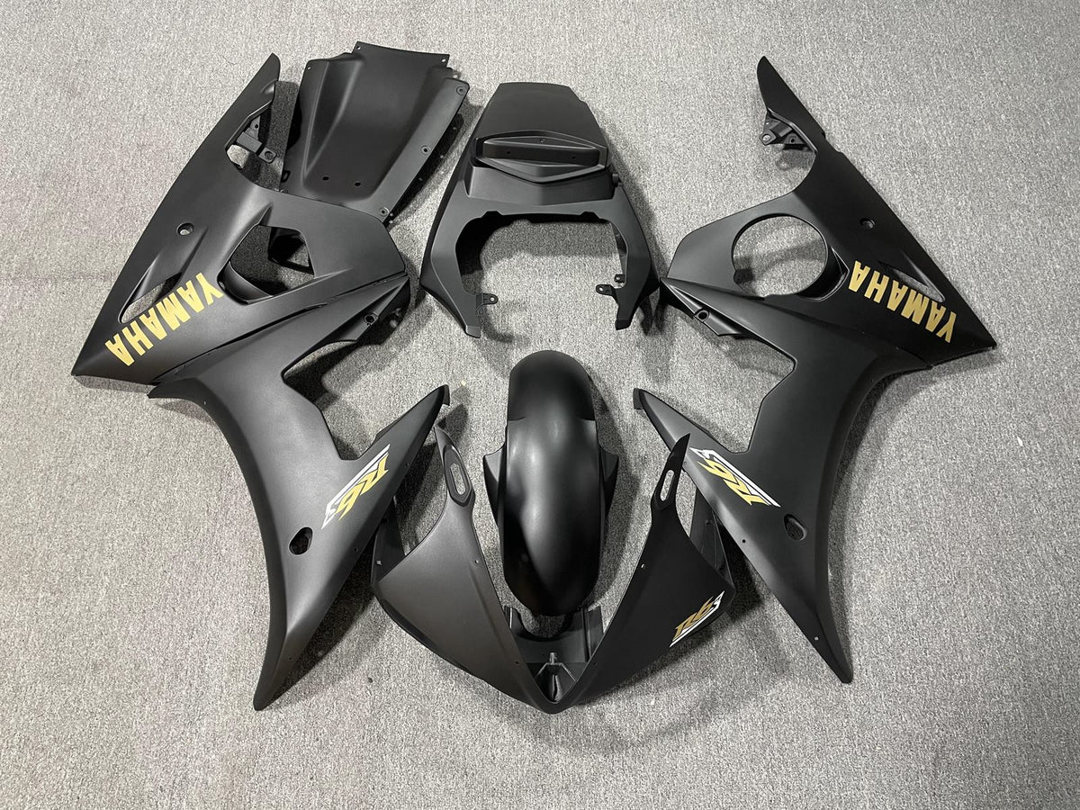 YAMAHA YZF R6 03-04 Fairing Kit - Matte Grey & Black