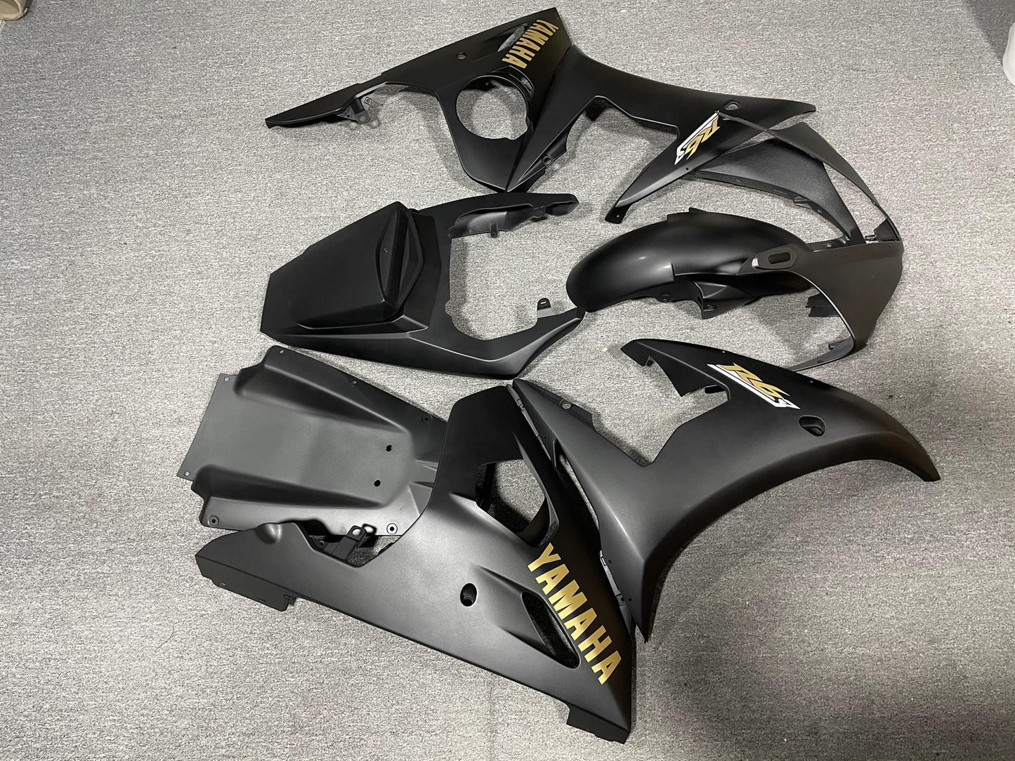 YAMAHA YZF R6 03-04 Fairing Kit - Matte Grey & Black