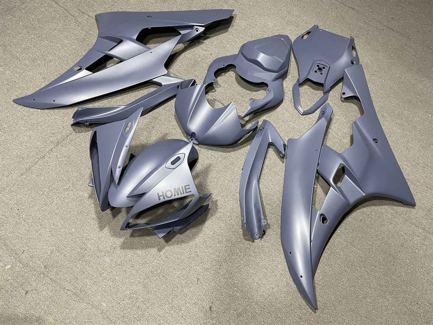 YAMAHA YZF R6 06-07 Fairing Kit - Matte Silver