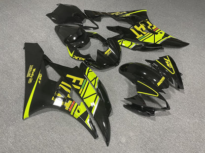 YAMAHA YZF R6 06-07 Fairing Kit - Yellow & Black Sponsor Livery