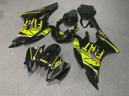YAMAHA YZF R6 06-07 Fairing Kit - Yellow & Black Sponsor Livery