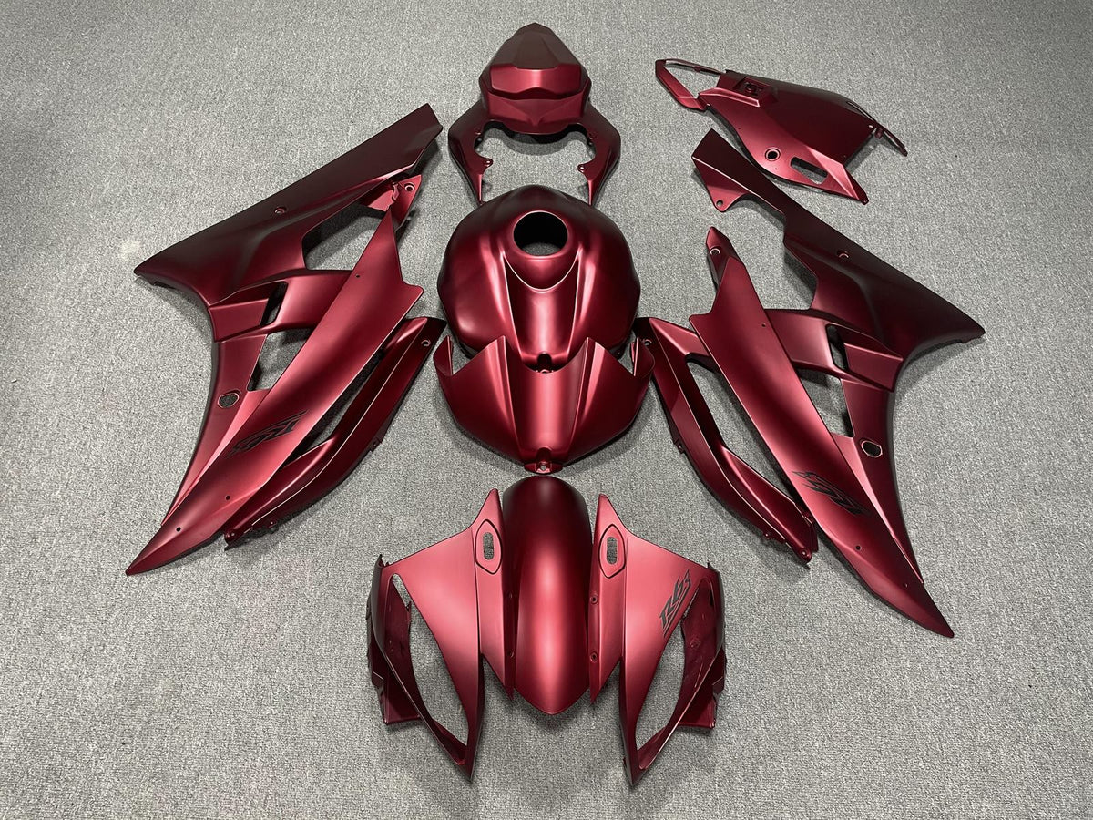 YAMAHA YZF R6 06-07 Fairing Kit - Matte Burgundy