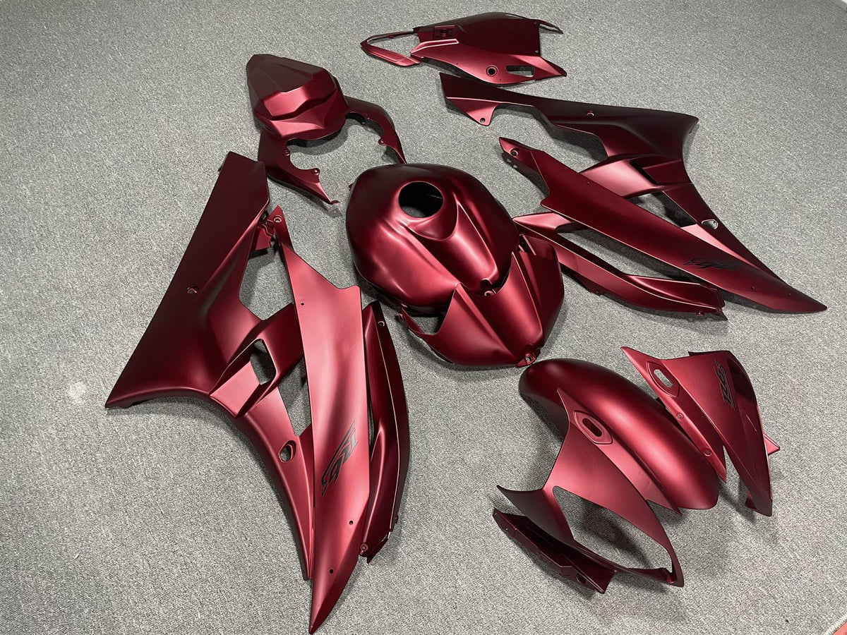YAMAHA YZF R6 06-07 Fairing Kit - Matte Burgundy