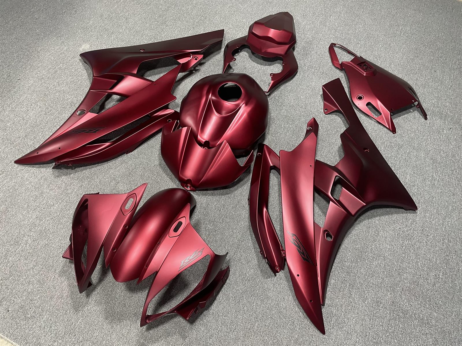 YAMAHA YZF R6 06-07 Fairing Kit - Matte Burgundy