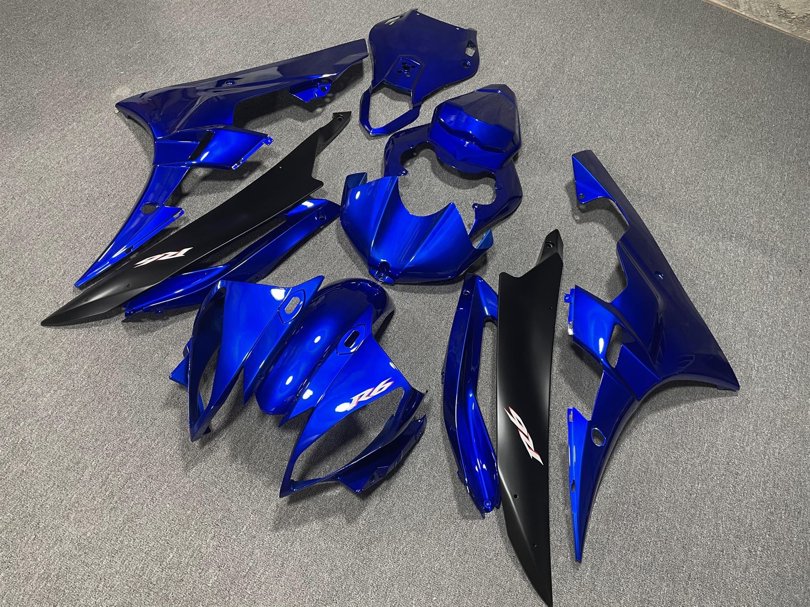 YAMAHA YZF R6 06-07 Fairing Kit - Blue & Black