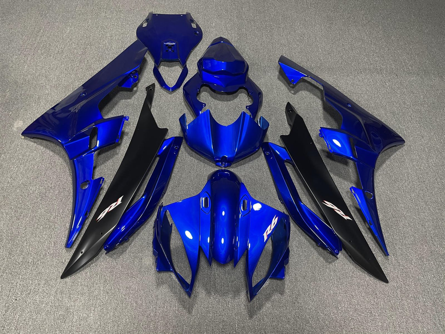 YAMAHA YZF R6 06-07 Fairing Kit - Blue & Black