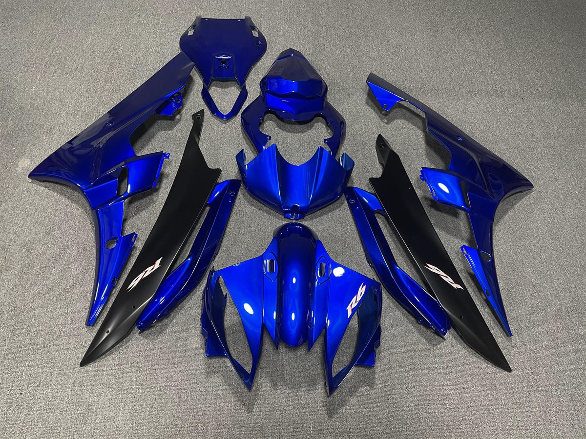 YAMAHA YZF R6 06-07 Fairing Kit - Blue & Black