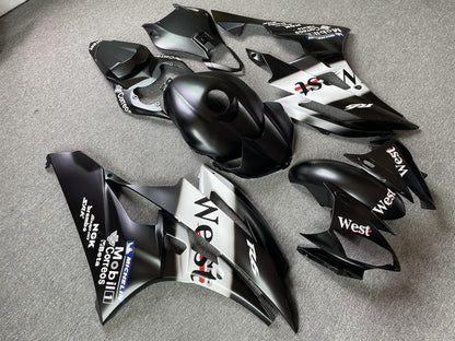 YAMAHA YZF R6 06-07 Fairing Kit - Black & White Sponsor Livery