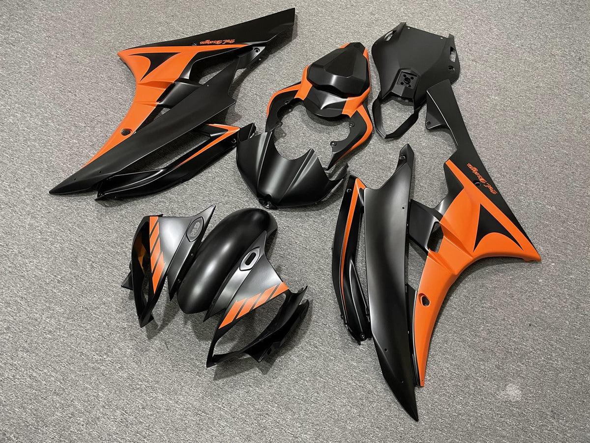 YAMAHA YZF R6 06-07 Fairing Kit - Orange & Black