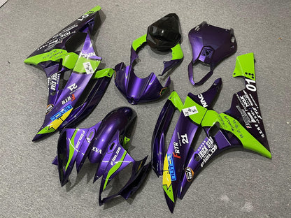 YAMAHA YZF R6 06-07 Fairing Kit - Purple & Green Race