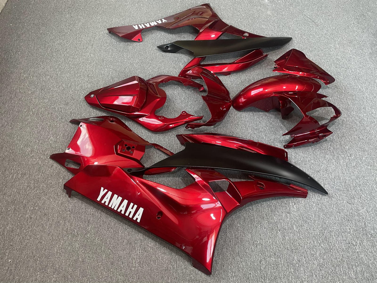 YAMAHA YZF R6 06-07 Fairing Kit - Candy Red & Matte Grey