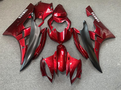 YAMAHA YZF R6 06-07 Fairing Kit - Candy Red & Matte Grey
