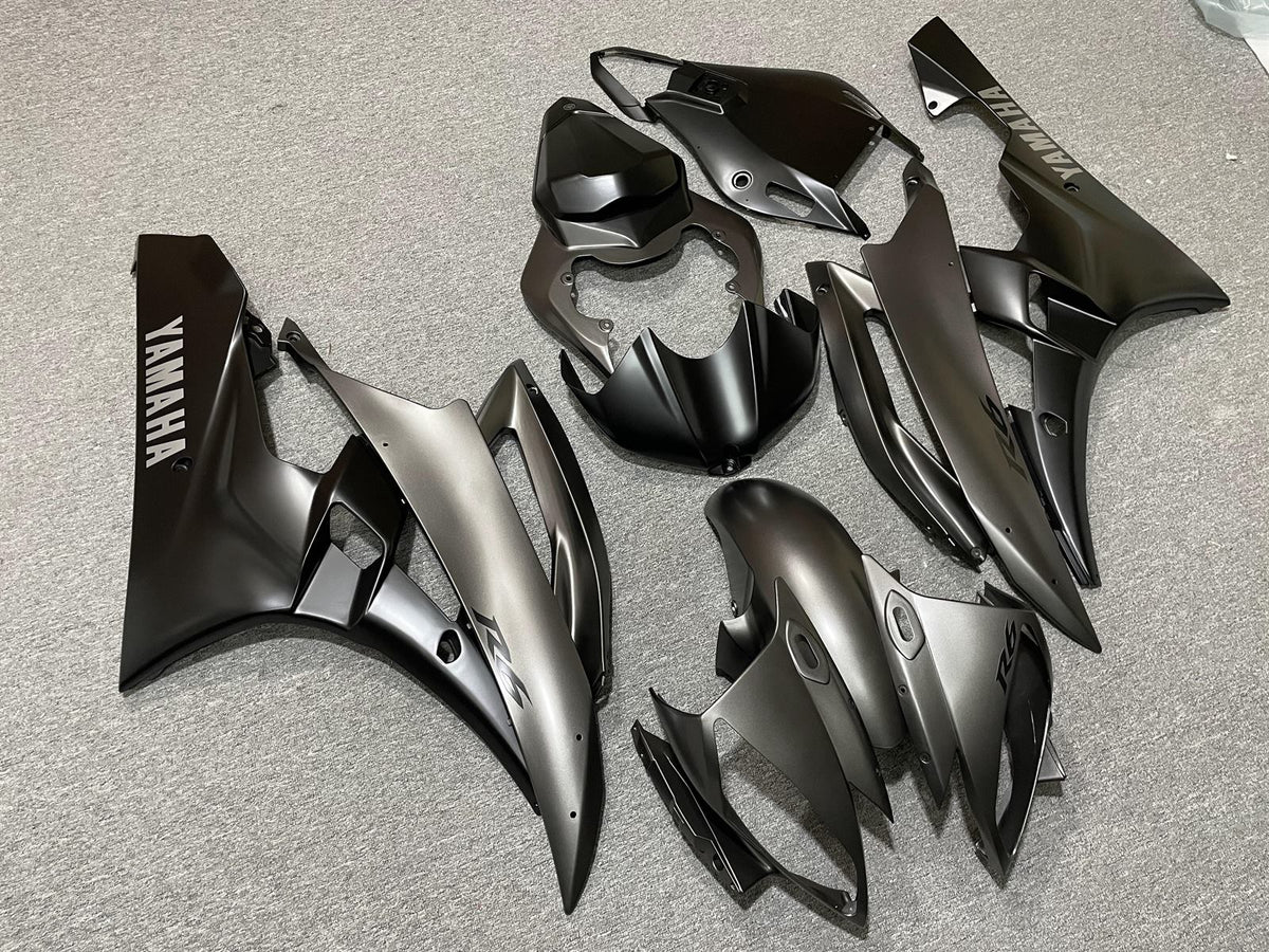 YAMAHA YZF R6 06-07 Fairing Kit - Matte Grey & Black