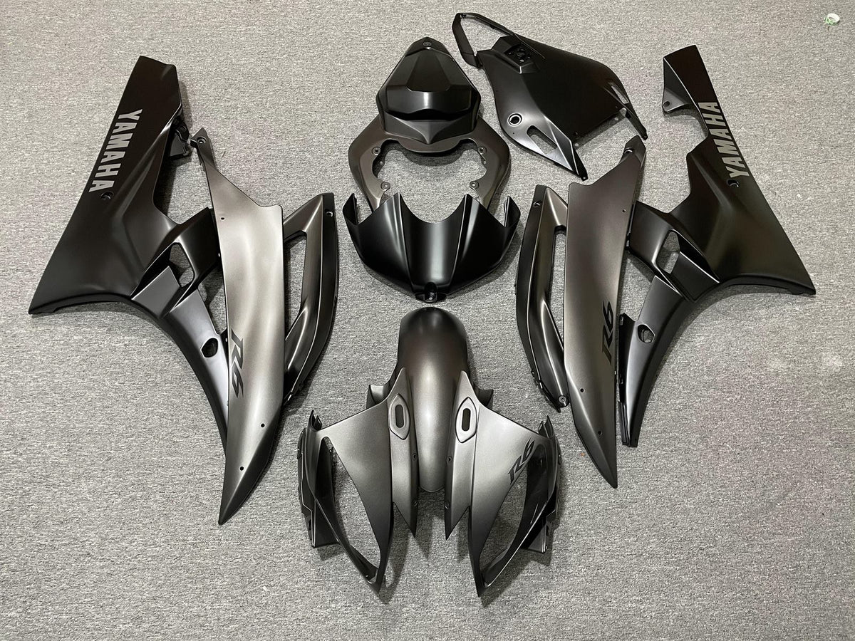 YAMAHA YZF R6 06-07 Fairing Kit - Matte Grey & Black