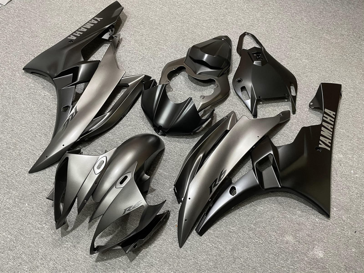 YAMAHA YZF R6 06-07 Fairing Kit - Matte Grey & Black
