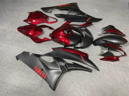 YAMAHA YZF R6 06-07 Fairing Kit - Candy Red & Matte Grey Two-Tone