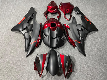 YAMAHA YZF R6 06-07 Fairing Kit - Candy Red & Matte Grey Two-Tone