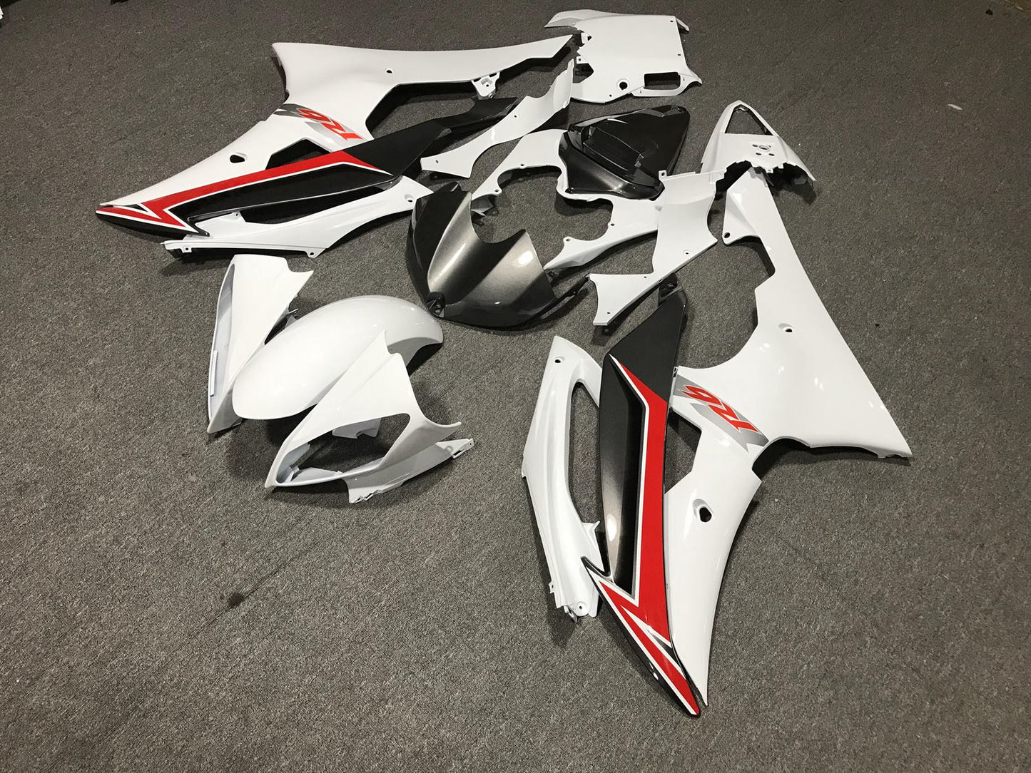 YAMAHA YZF R6 08-16 Fairing Kit - White Red & Black