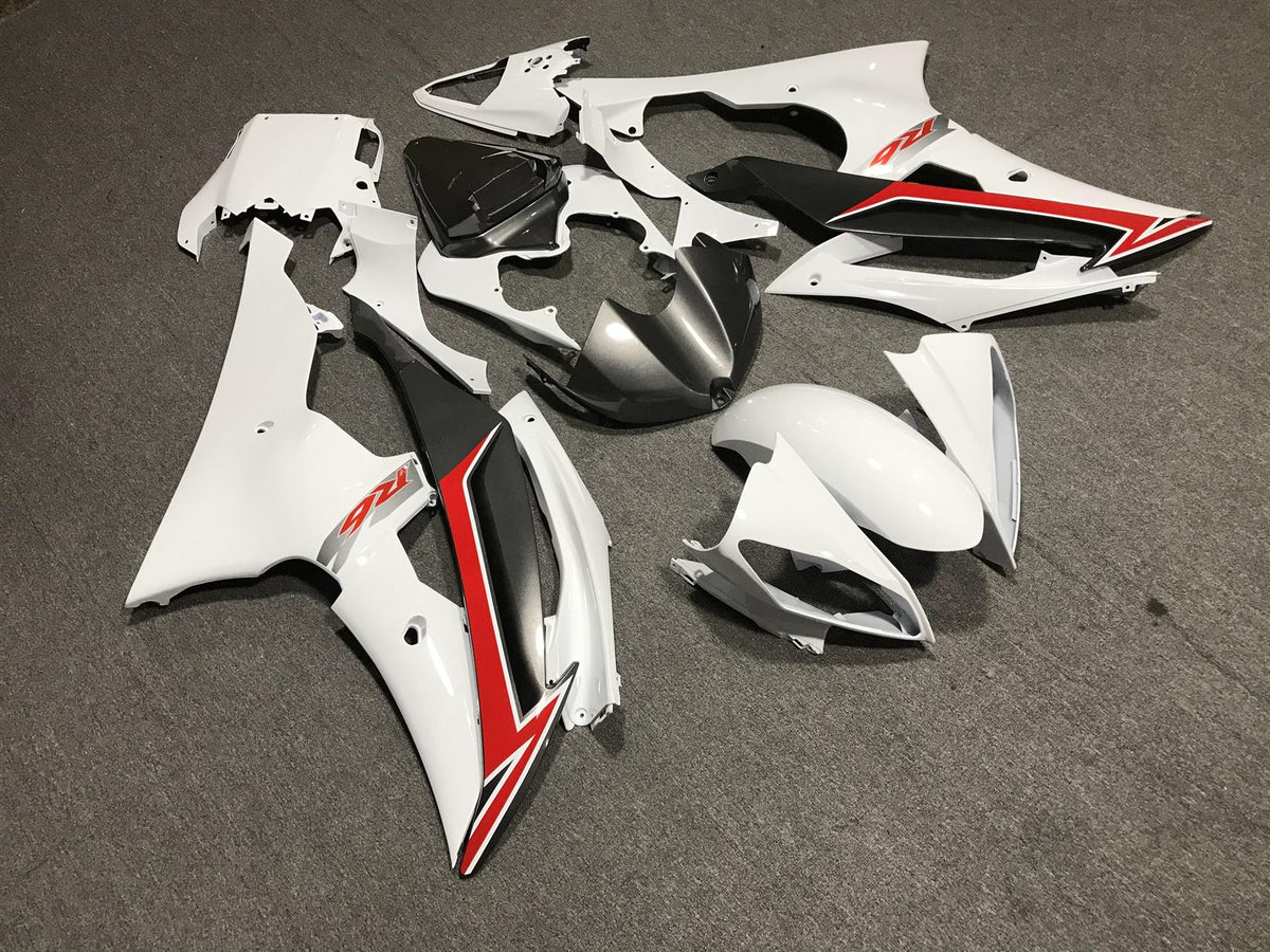 YAMAHA YZF R6 08-16 Fairing Kit - White Red & Black