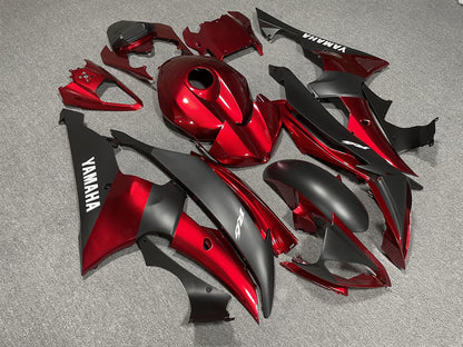 YAMAHA YZF R6 08-16 Fairing Kit - Candy Red & Matte Grey