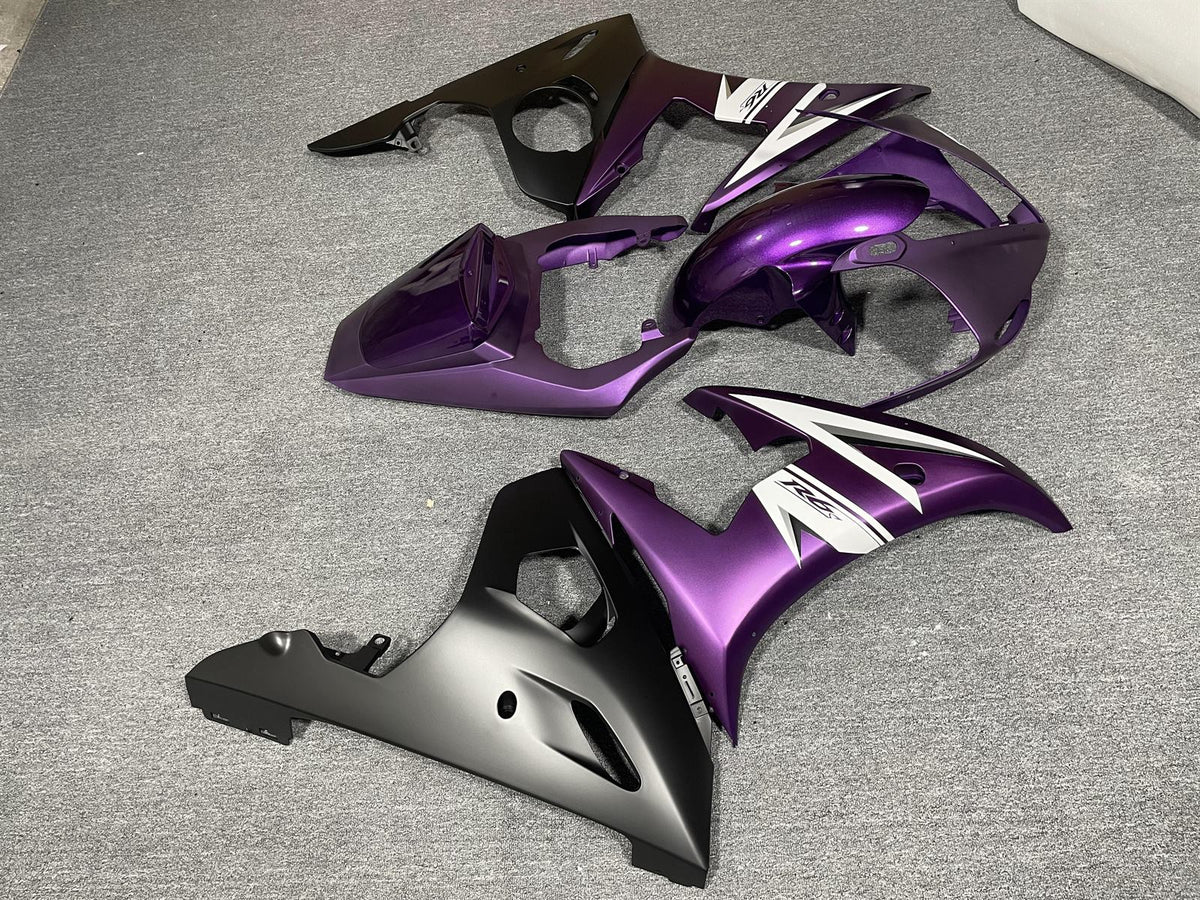 YAMAHA YZF R6 2005 Fairing Kit - Purple & Black