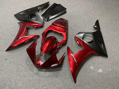 YAMAHA YZF R6 2005 Fairing Kit - Candy Red & Black