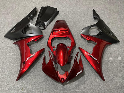 YAMAHA YZF R6 2005 Fairing Kit - Candy Red & Black