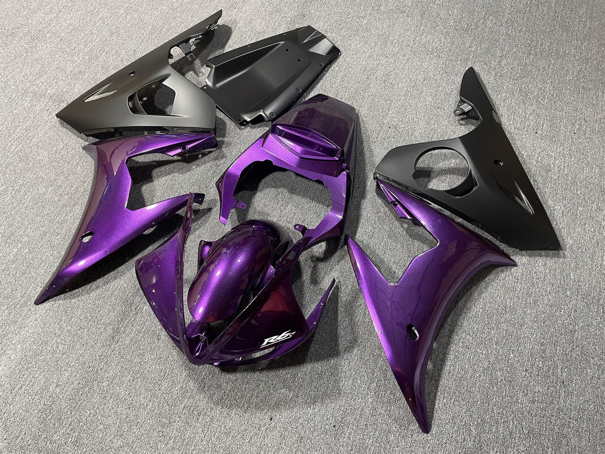 YAMAHA YZF R6 2005 Fairing Kit - Deep Purple & Matte Black