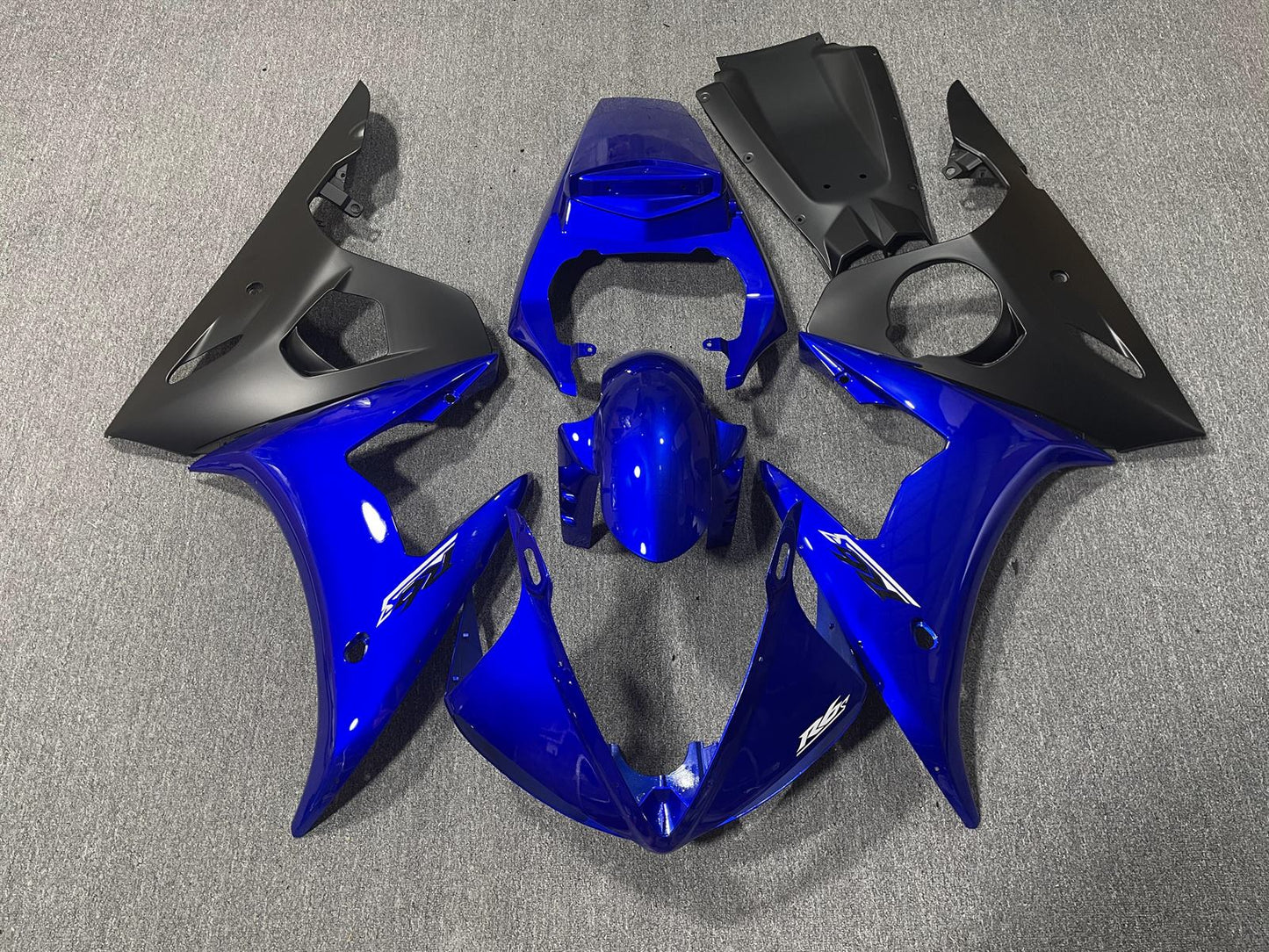 YAMAHA YZF R6 2005 Fairing Kit - Blue & Black