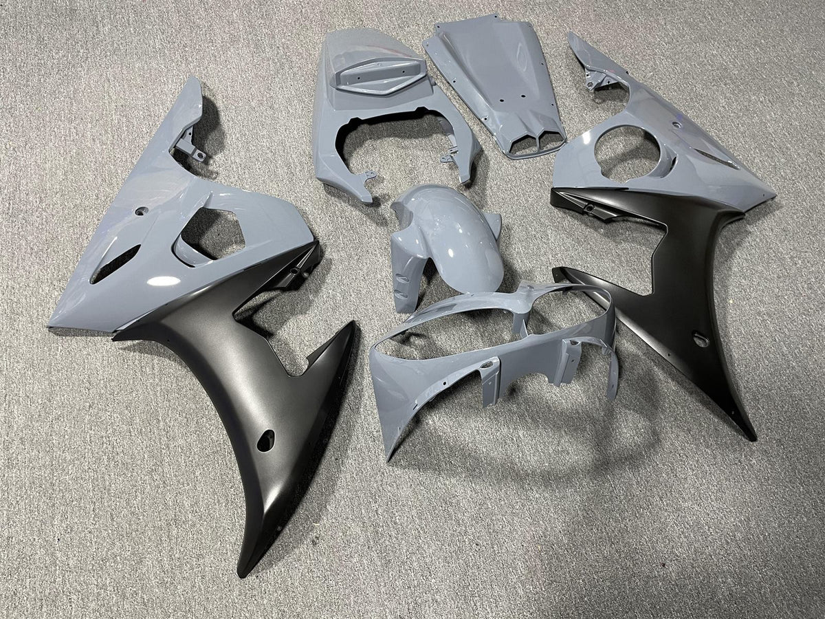 YAMAHA YZF R6 2005 Fairing Kit - Matte Grey & Black