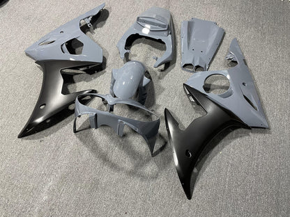 YAMAHA YZF R6 2005 Fairing Kit - Matte Grey & Black