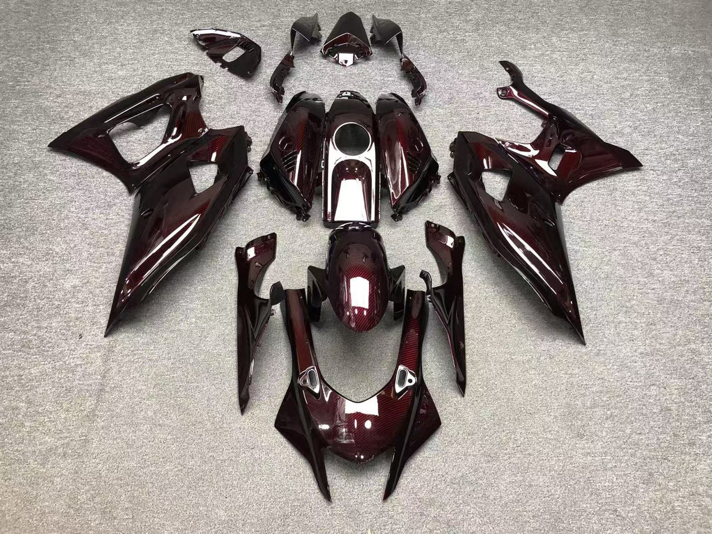 YAMAHA YZF R7 2021-2024 Fairing Kit - Cherry Black