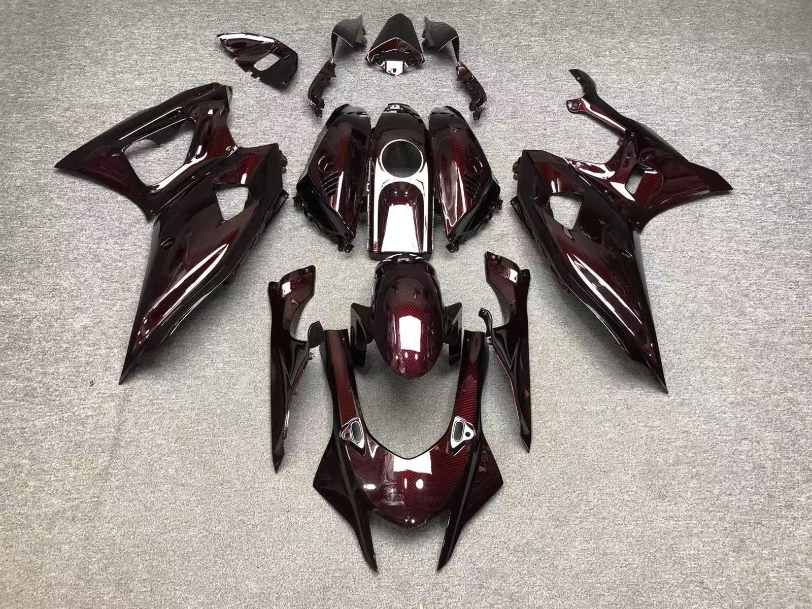 YAMAHA YZF R7 2021-2024 Fairing Kit - Cherry Black