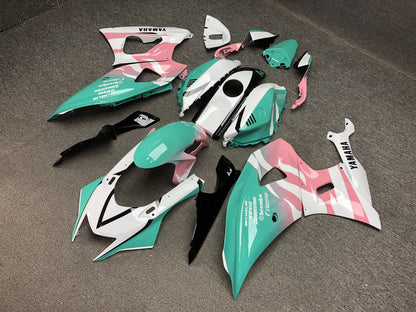 YAMAHA YZF R7 2021-2024 Fairing Kit - Mint & Pink