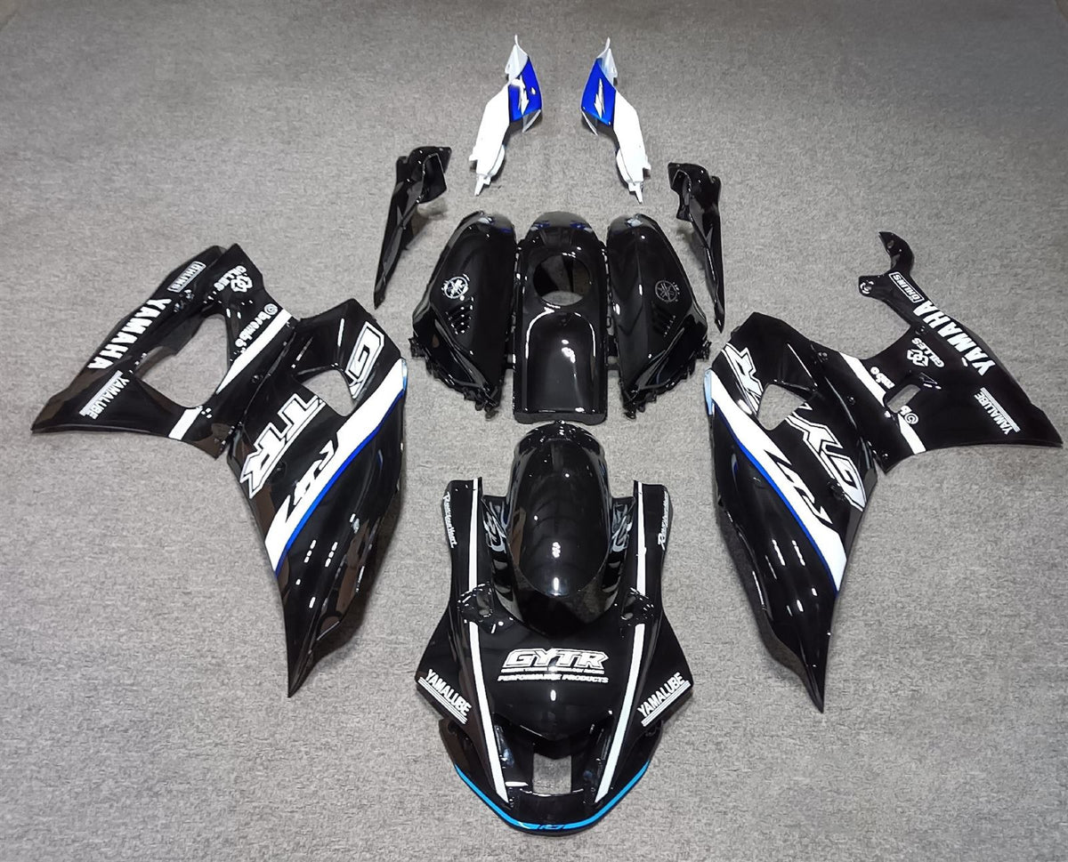 YAMAHA YZF R7 2021-2024 Fairing Kit - Black White & Blue Race