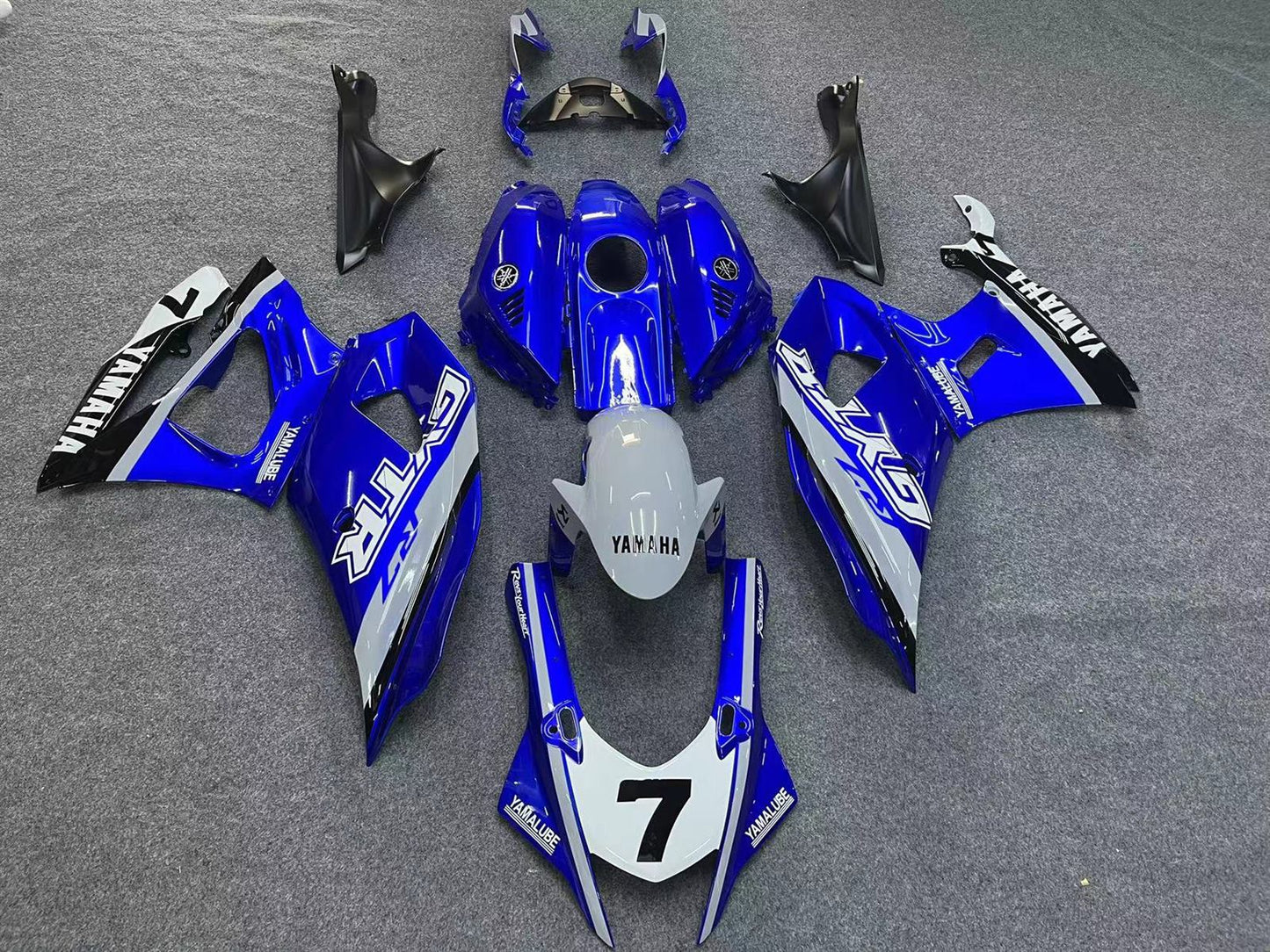 YAMAHA YZF R7 2021-2024 Fairing Kit - Blue & White Race