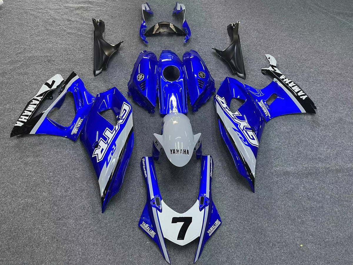 YAMAHA YZF R7 2021-2024 Fairing Kit - Blue & White Race