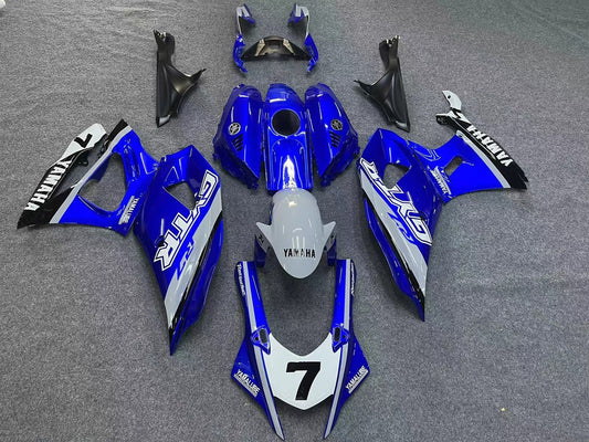 YAMAHA YZF R7 2021-2024 Fairing Kit - Blue & White Race
